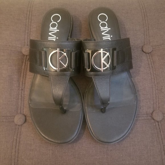 calvin klein farley sandal